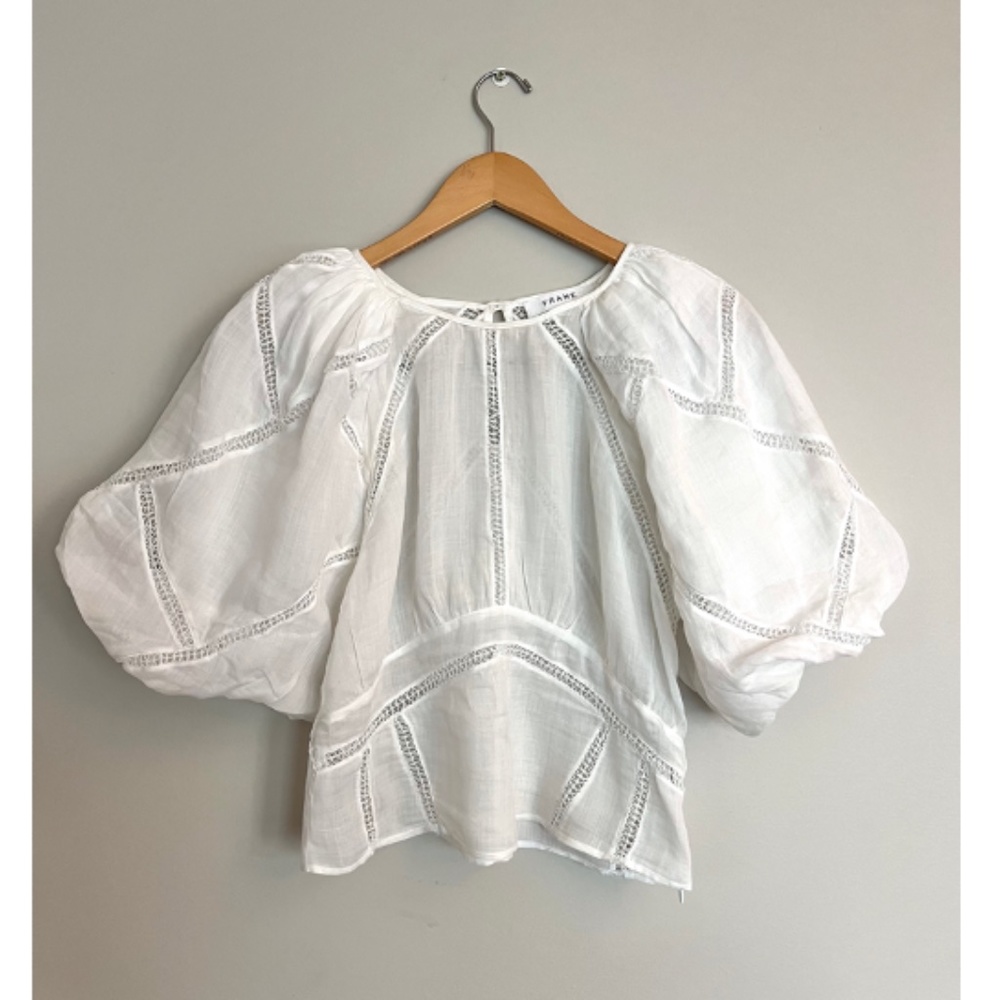 Spring-Perfect Lace Top [Frame, Like New, M] - Picture 2 of 7
